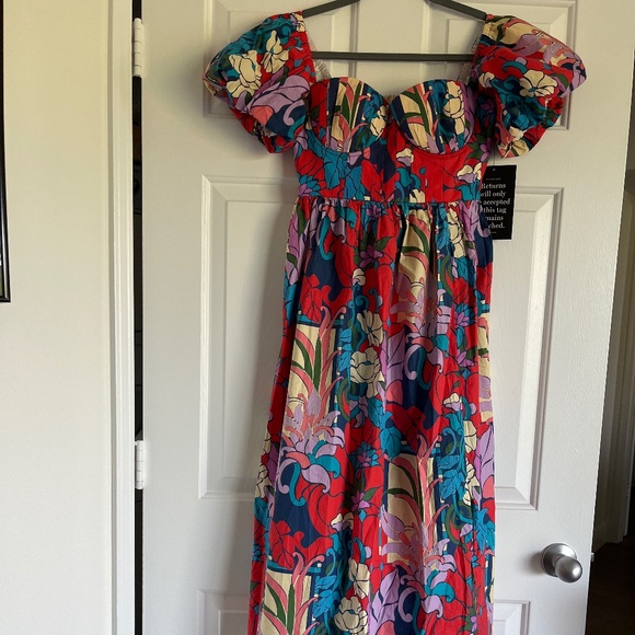 NWT Tuckernuck Climbing Cosmos Valerie dress 8 - Picture 6 of 16